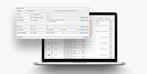 WooCommerce Smart Manager Nulled 10x faster WooCommerce store management, Bulk manage products, variations, customers, orders, coupons and more in easy spreadsheet interface. Stress-free batch update, export, advanced search and a lot more. Our best-selling product.