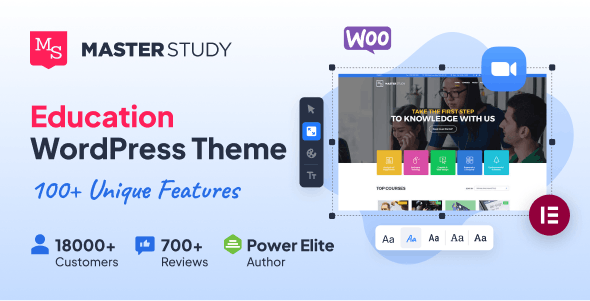 MasterStudy Nulled is the best WordPress theme for the Education & Learning Center – for educational organizations, who sell courses and organize classes locally.