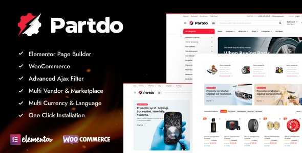 Partdo Nulled – Auto Parts Store and Tools Shop eCommerce Elementor WooCommerce WordPress Theme is what you need. Partdo Theme Nulled can help you to build your own auto parts store, phone parts store, tools shop, electronics store, tire shop, auto parts multivendor, automotive shop, marketplace, multivendor…