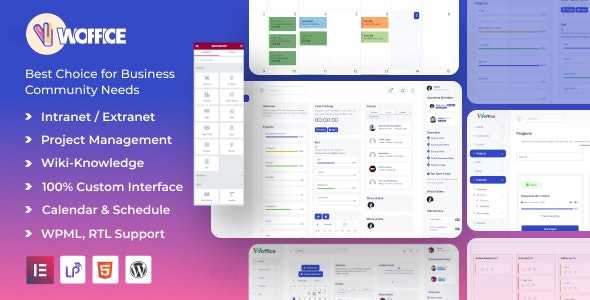 Woffice Theme Nulled is wrapped with an easy-to-customize design inspired by Google’s Material Design, giving it a beautifully modern feel and easy to navigate User Interface.