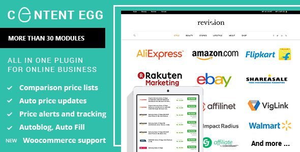 Content Egg Nulled is all in one sollution for creating profitable websites, affiliate websites, price comparison, deals and product reviews. Content Egg has many pro features which you can find on top comparison sites. Creating such sites is possible now for everyone without spending thousands of dollars for developers and content makers.