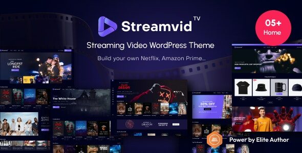 StreamVid Nulled is a WordPress video streaming theme with an attention-grabbing style that will capture everyone’s attention right away. It also includes the WooCommerce plugin, allowing you to sell any item on your website. You can add summary and details about any movies into custom post type.