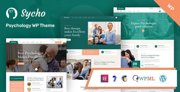 Sycho – Psychology and Counseling WordPress Theme suitable for Psychiatrist Counseling Center Template. Best Medical Template built for Psychiatrists, Psychocare, Medical Consulting, Mental Counselors, Psychologists, Counseling Centers, Medical Consultants…