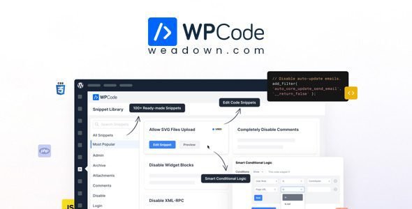 WPCode Pro makes it easy and safe to add custom WordPress features through code snippets, so you can reduce the number of plugins on your site.