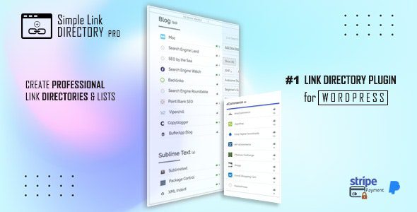 Simple Link Directory Pro is a unique, advanced and simply the best WordPress Directory plugin for Listing Directory and Content Curation.