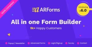 ARForms is top selling WordPress form builder plugin of 2018. Build finest responsive WordPress forms within just minutes, No coding, no design experience needed.