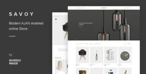 Savoy Nulled creates the basis for an amazing online store. Its modern minimalist design puts your products in focus, and our built-in AJAX functionality gives your customers a seamless user experience on both desktop and mobile devices.